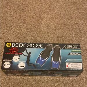Body Glove Blue and Black Cross Fins
